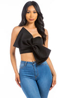 black top, fashion top ,strapless top