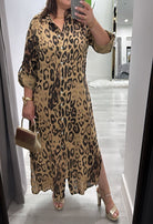 animal print dress