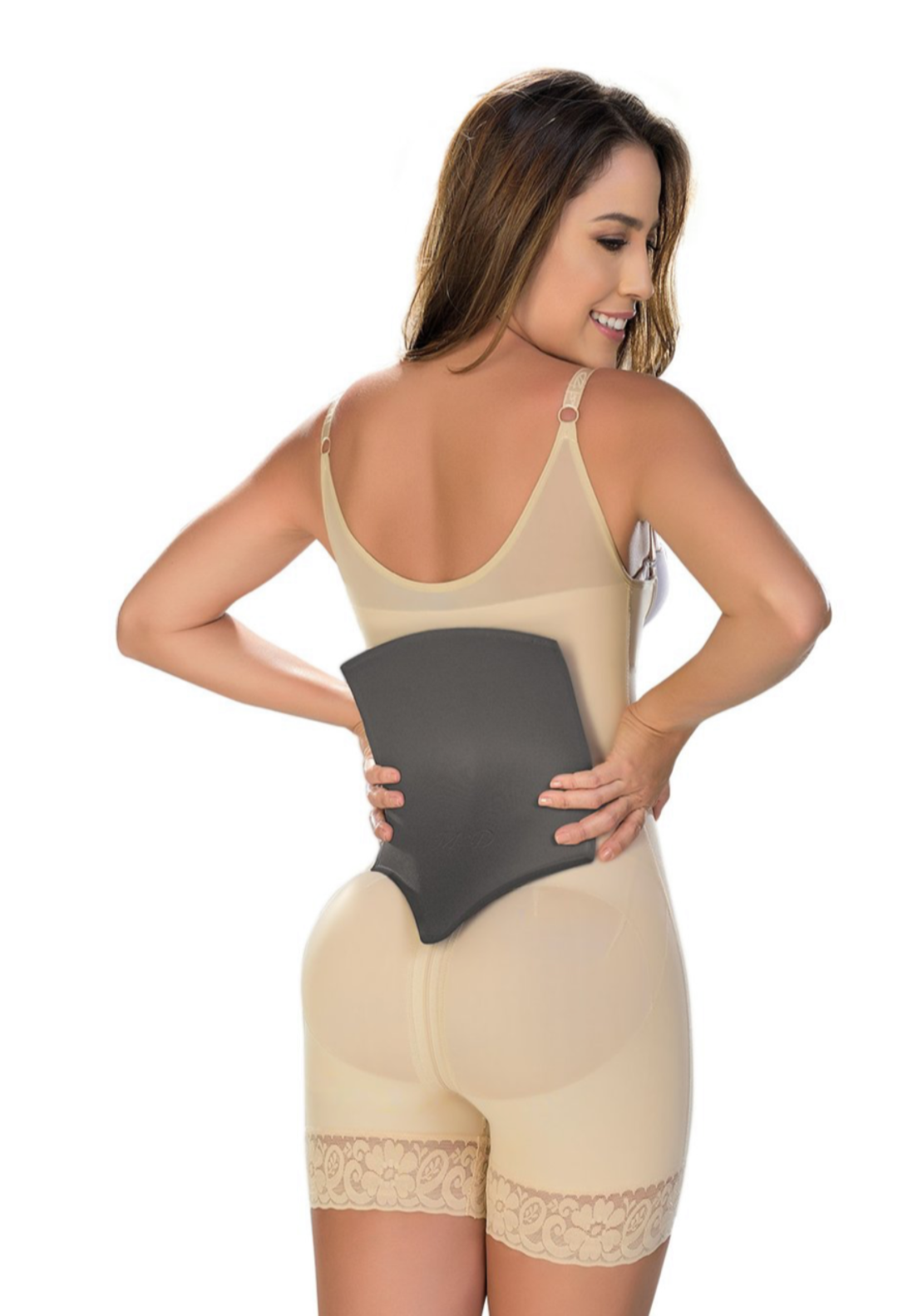 Lumbar protector beige/black Girdle, Front Closure, Fajas colombian girdle miami, boutique fashion miami, postpartum faja, fajas beige miami, fajas colombianas miami, fajas stores miami, fajas colombianas beige/black