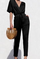 black jumpsuit