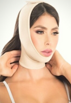 FAJAS Post Surgical Chin Compression Strap for Women, fajas colombianas miami, fajas stores miami, fajas colombianas beige, fajas beige, fajas postpartum