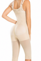 Full Girdle bodysuit thin strap, Front Closure, Fajas colombian girdle miami, boutique fashion miami, postpartum faja, fajas beige miami, fajas colombianas miami, fajas stores miami, fajas colombianas beige