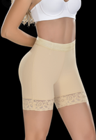 fajas beige miami, fajas colombianas miami, fajas stores miami, fajas colombianas beige, fajas beige, fajas postpartum, Short Low Weist Girdle Beige