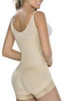 Fajas Extra Short Slimming Body Shaper, Short Girdle, Free Breasts, Front Closure Fajas colombian girdle miami, boutique fashion miami, postpartum faja, fajas beige miami, fajas colombianas miami, fajas stores miami, fajas colombianas beige